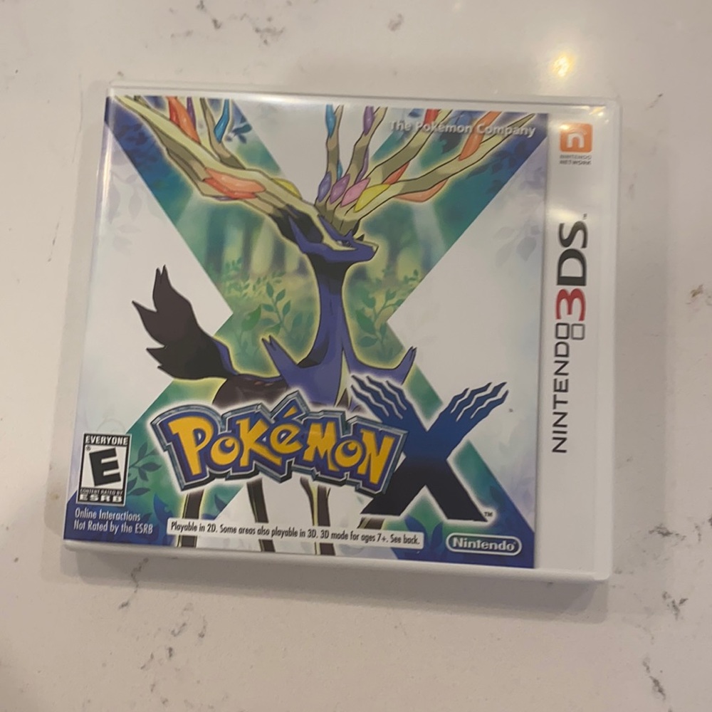 Pokemon X Nintendo DS game